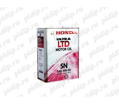 Купить Моторное масло HONDA Ultra LTD API SAE 5W/30 SN/GF-5, 4 литра 