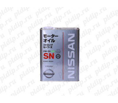Купить Масло моторное Nissan Strong Save X SN 0W20, 4л 