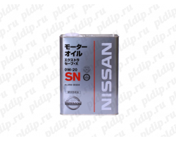 Масло моторное Nissan Extra Save X SN 0W20, 4л 