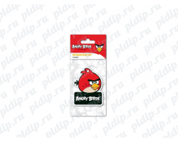 Ароматизатор Angry Birds картонный подвесной RED Клубника 