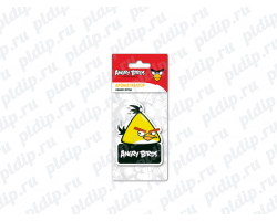 Ароматизатор Angry Birds картонный подвесной CHUCK Лимон Фреш 