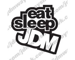 Sticker bombing | Стикербомбинг Eat Sleep Jdm 
