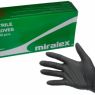 MIRALEX ПЕРЧАТКИ НИТРИЛОВЫЕ, РАЗМЕР M, ЧЕРНЫЕ, (УПАК. 100ШТ) 