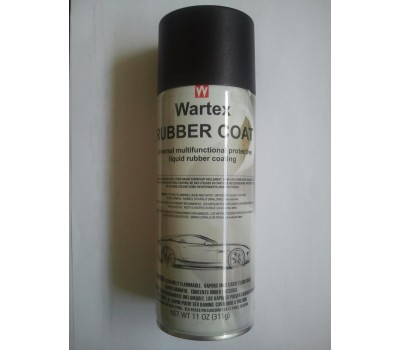 Жидкая резина WARTEX Rubber Сoat spray Black (Plasti Dip) 