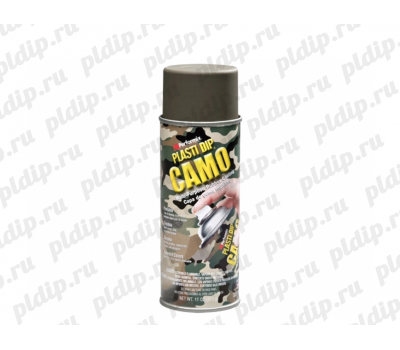 Купить Жидкая резина Plasti Dip spray | Камуфляж: зеленый (Camo green) 