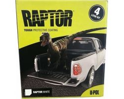 Купить Набор Raptor U-Pol White (Белый) 4л