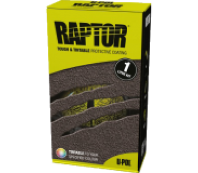 Купить Raptor U-Pol защитное покрытие повышенной прочности, комплект 1л 750 мл+250 мл черный