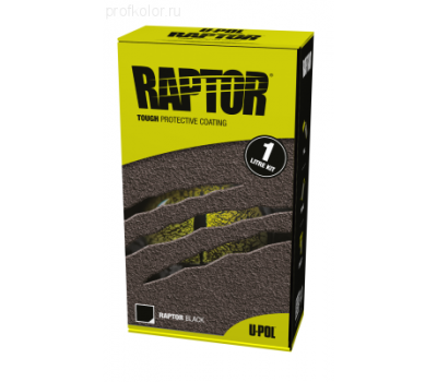 Купить Raptor U-Pol  защитное покрытие повышенной прочности, комплект 1л 750 мл+250 мл Колеруемый